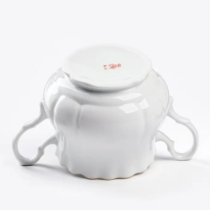 Сахарница Добрушский завод &laquo;Романс&raquo;, 550 мл, фарфор, белая