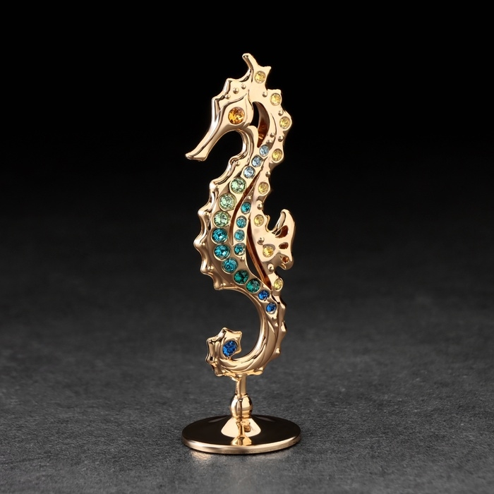 Сувенир Сувенир "Морской конёк", с кристаллами