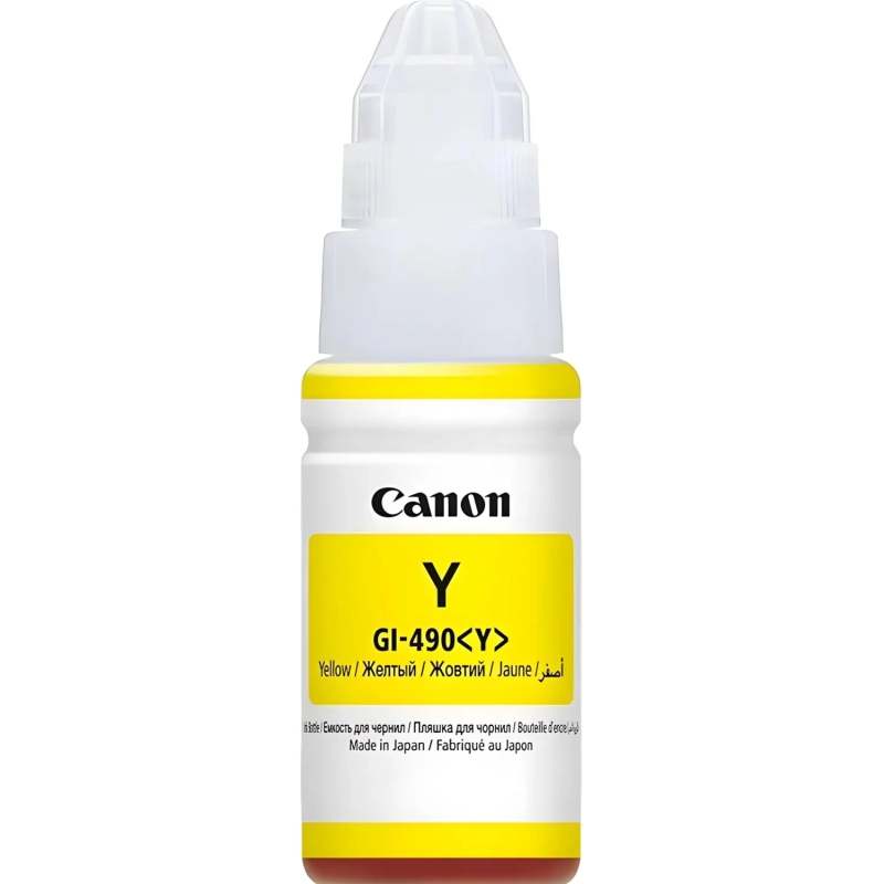 Чернила Canon GI-490Y (0666C001) жел. для G1400/2400/3400
