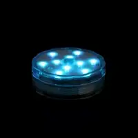 Светильник подводный с выключателем, 10LED, 3 Вт, IP68, RGB, от батареек 3хААА (не в компл.)