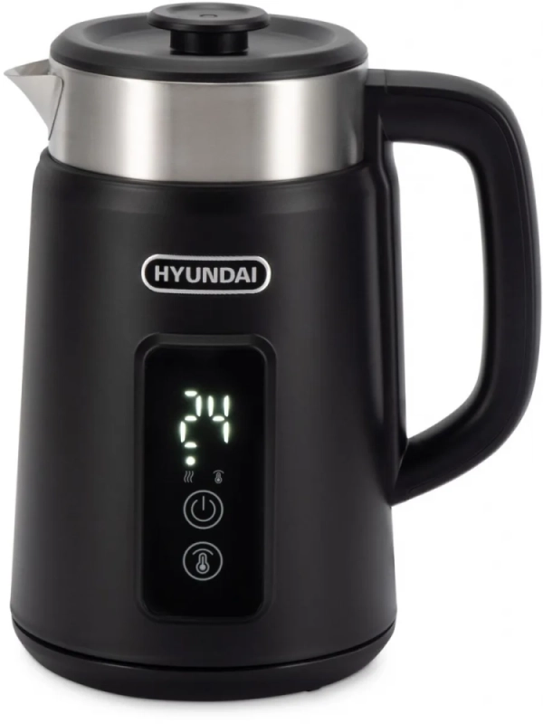 Чайник HYK-S3505 1,5л 2200Вт черный (металл)