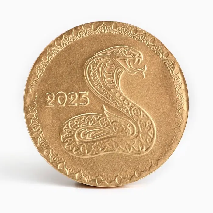 Шоколадная медаль «Змейка», 24 г Шоколадная медаль «Змейка», 24 г