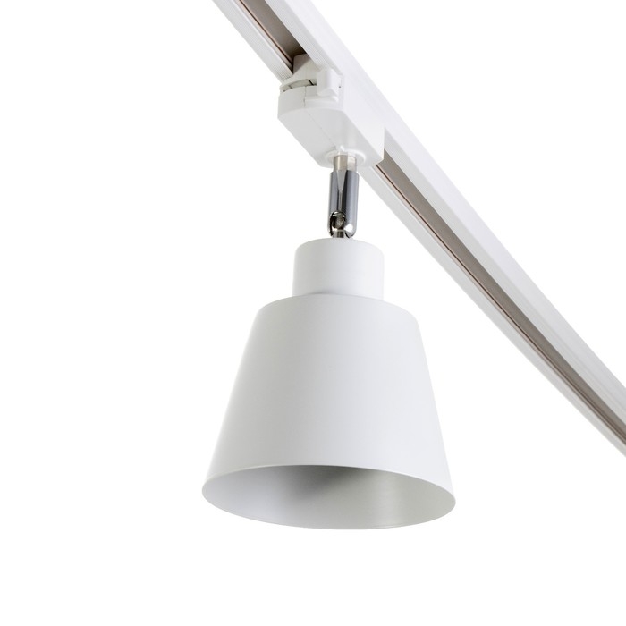 Светильник трековый Светильник трековый "Цилиндр" Е27 40Вт белый 17х12х18см
