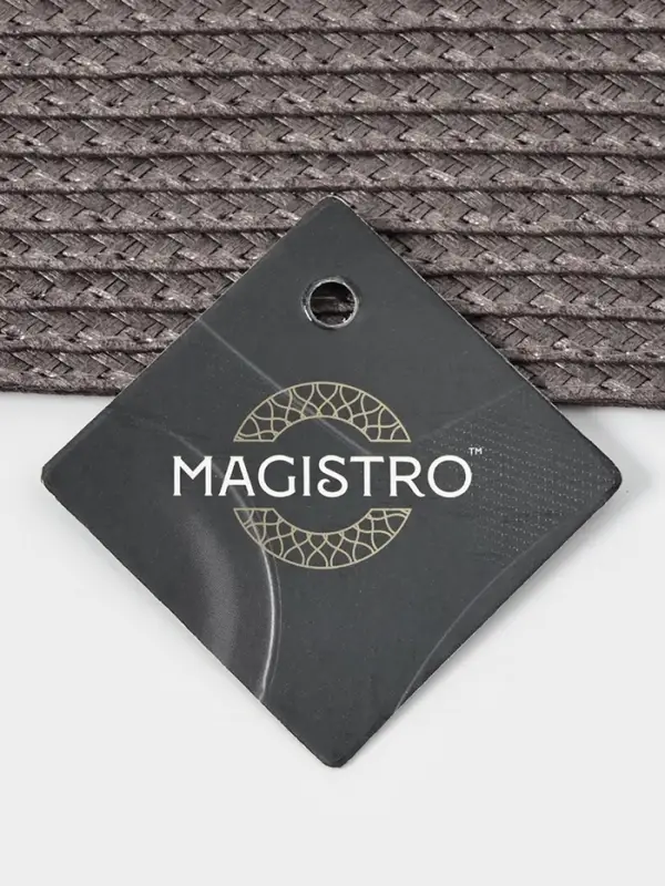 Салфетка сервировочная на стол Magistro &laquo;Лофт&raquo;, 31&times;45 см, овальная, коричневая