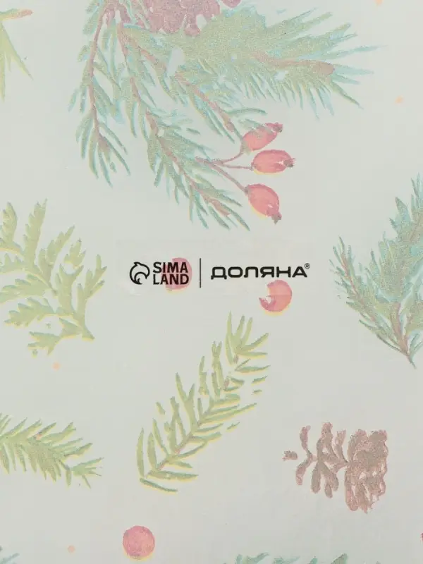 Блюдо прямоугольное "Еловые ветки" 29,5х19,5 см