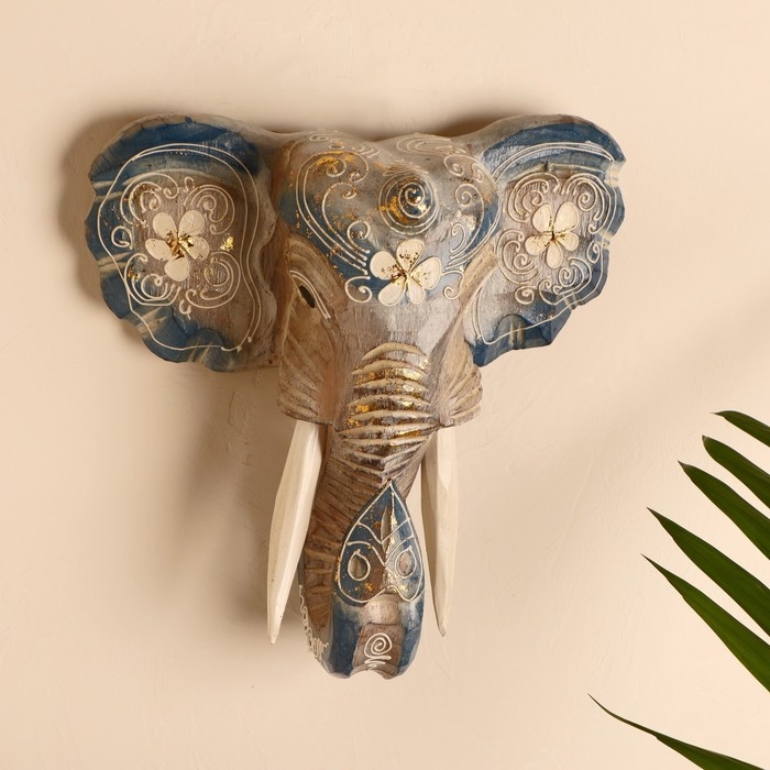 Сувенир дерево Сувенир дерево "Голова слона" 28х26х10,5 см
