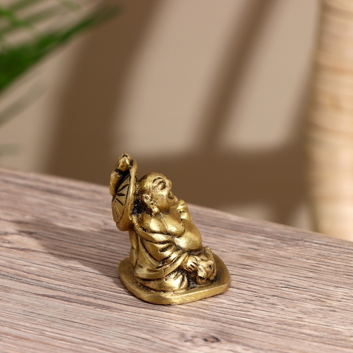 Сувенир  Сувенир "Хотэй" латунь 4,5 см
