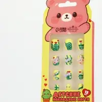 Детские накладные ногти &laquo;Мишка&raquo;, 12 шт.