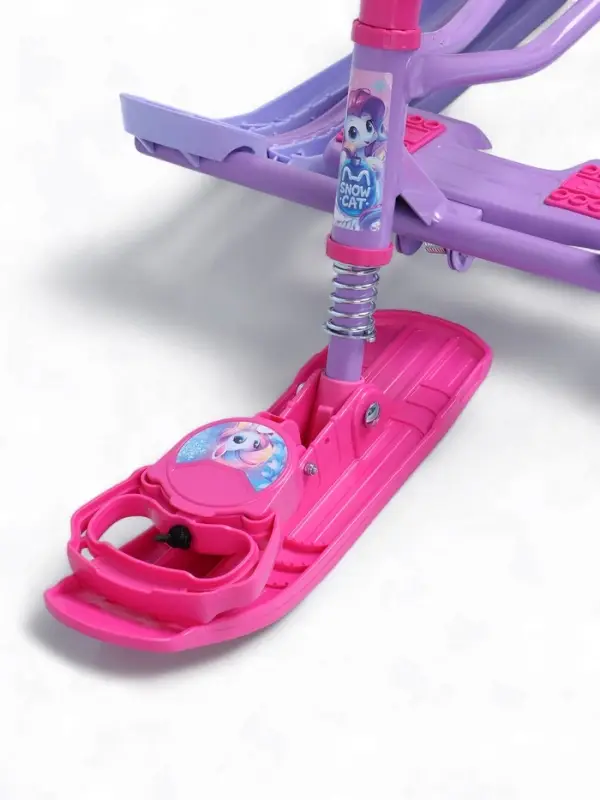 Снегокат «Лошадка», со спинкой, розовый, фиолетовый, ТС4-1СЛ/Л Snow Cat Снегокат «Лошадка», со спинкой, розовый, фиолетовый, ТС4-1СЛ/Л Snow Cat