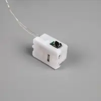 Гирлянда &laquo;Нить&raquo; 2 м роса с насадками &laquo;Шарики&raquo;, IP20, нить серебристая, 20 LED 4.6 В, батарейки AG13&times;3 (в комплекте), 3 режима, свечение тёплое белое
