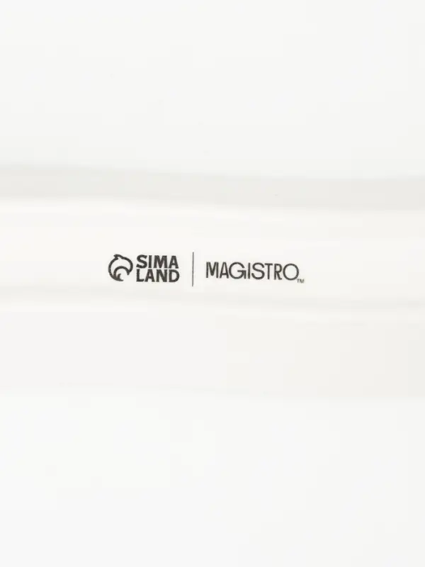 Блюдо для оливок Magistro «Бланш», 29.5×6 см, фарфор, белое Блюдо для оливок Magistro «Бланш», 29.5×6 см, фарфор, белое