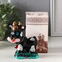 Копилка "Бычок" 11,5х10х6,5 см, чёрный Копилка "Бычок" 11,5х10х6,5 см, чёрный