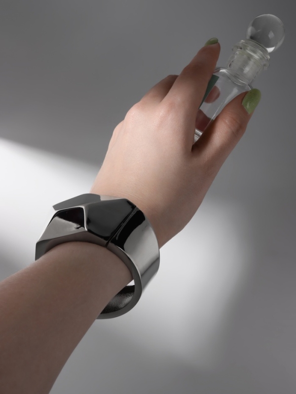 Браслет металл «Манжета» углы, цвет серебро Браслет металл «Манжета» углы, цвет серебро