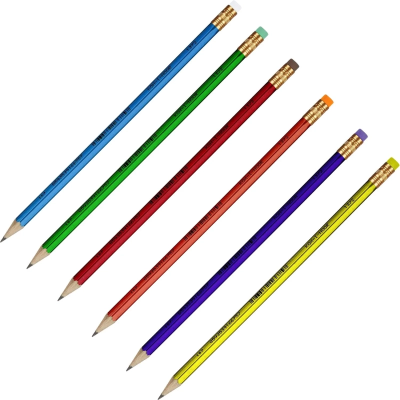 Карандаш чернографитный KOH-I-NOOR 1372 ORIENTAL HB с ластиком Чехия