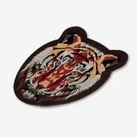 Термоаппликация &laquo;Тигр&raquo;, 5.6&times;6.3 см, коричневая