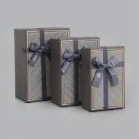 Набор подарочных коробок 3 в 1 прямоугольные 23&times;16&times;9.5 21&times;14&times;8.0 19&times;12&times;6.5 см