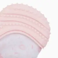 Прорезыватель на ручку для зубов &laquo;Фламинго&raquo;, светло-розовый