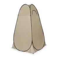 Палатка туристическая для душа и туалета maclay, 120&times;120&times;195 см, автоматическая, трекинговая, однослойная, бежевая