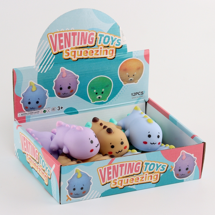 Мялка Мялка "Малыш динозаврик" с пастой, виды МИКС