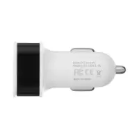 Автомобильное зарядное устройство, 2 USB, 2.1 А/1 А, МИКС
