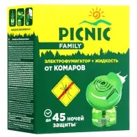 Комплект фумигатор+жидкость от комаров, Picnic Family
