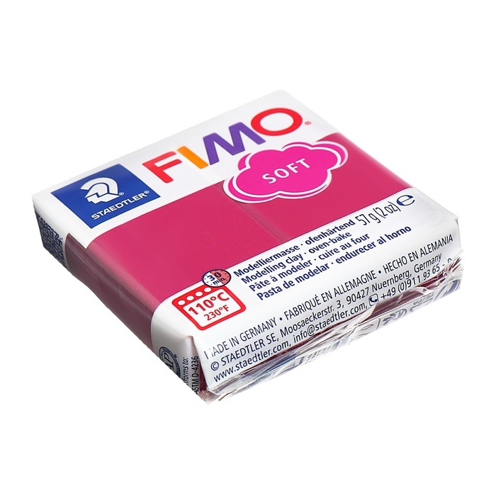 Пластика-полимерная глина запекаемая 57г FIMO soft замороженная ягода 8020-T23 Пластика-полимерная глина запекаемая 57г FIMO soft замороженная ягода 8020-T23