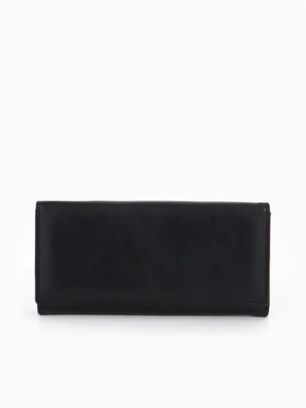 Кошелек жен 06-01-01 Июнь2523, 19*3*10 см, 3 отд+отд/молн, д/карт, д/монет, на магните черн 109097 Кошелек жен 06-01-01 Июнь2523, 19*3*10 см, 3 отд+отд/молн, д/карт, д/монет, на магните черн 109097