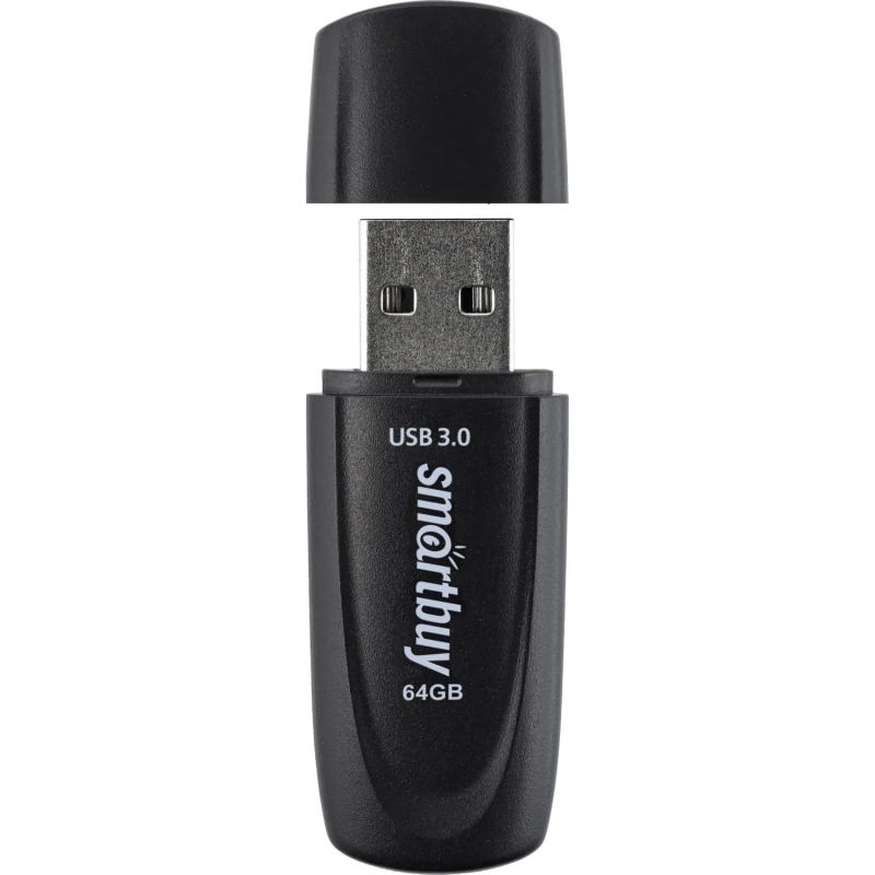 Флеш-память Smartbuy UFD 3.0/3.1 64GB Scout Black (SB064GB3SCK)