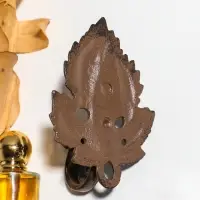 Крючок настенный &laquo;Виноградный лист&raquo;, ключница декоративная, чугун, 9&times;12.5&times;7.5 см