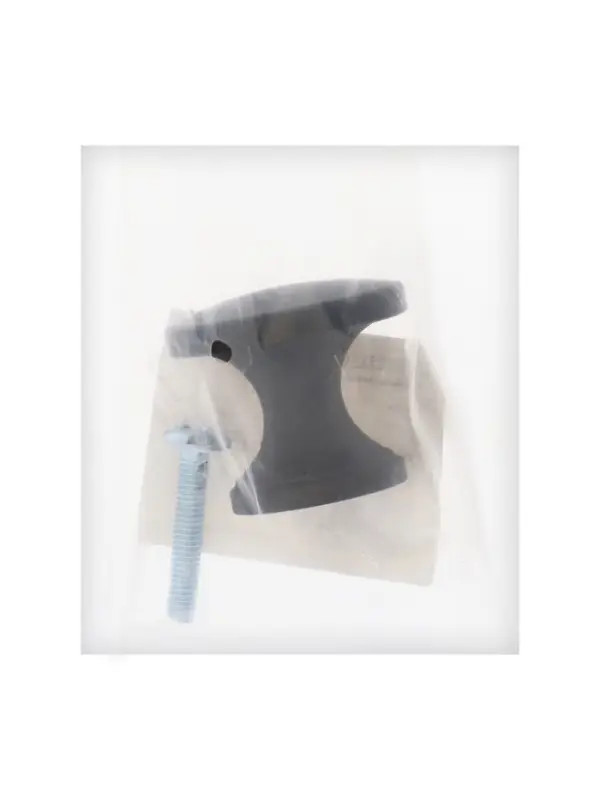 Ручка-кнопка CAPPIO RK148, d=30 мм, цвет черный, 8 шт.