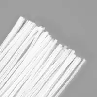 Синельная проволока, набор 90 шт., белая, 30 см