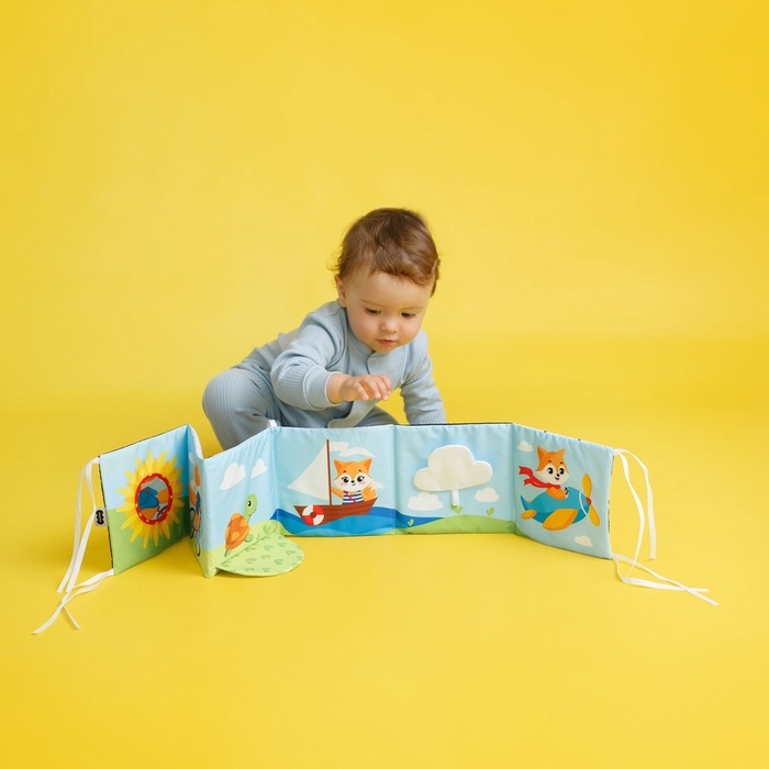 Мягкая книжка-бортик «Транспорт. Первые цвета» Мягкая книжка-бортик «Транспорт. Первые цвета»