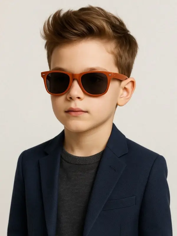 Очки солнцезащитные детские, uv 400, ширина 12.5 см, дужка 12.5 см, линза 4.5&times;3.5 см