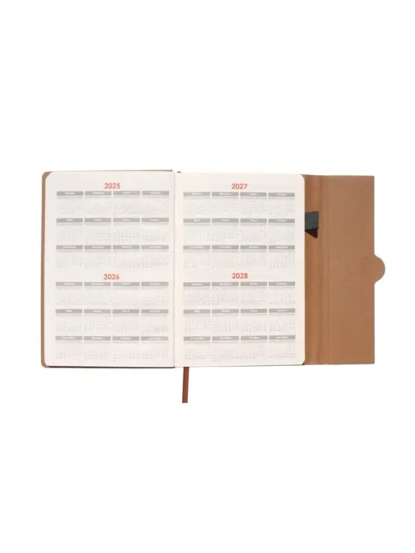 Ежедневник недатированный формат А5, с клапаном, 96л, линия, пвх, Зеленый Ежедневник недатированный формат А5, с клапаном, 96л, линия, пвх, Зеленый