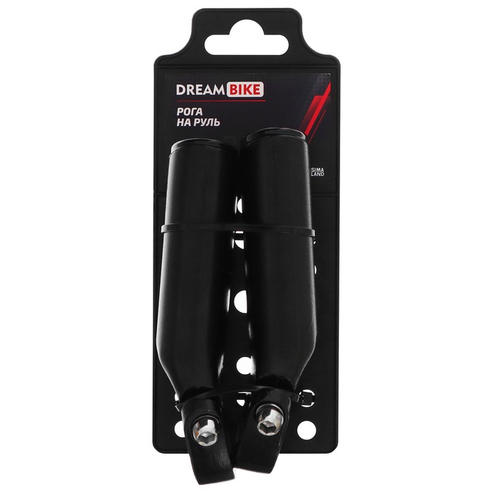 Рога на руль Dream Bike, алюминиевые, цвет чёрный Рога на руль Dream Bike, алюминиевые, цвет чёрный