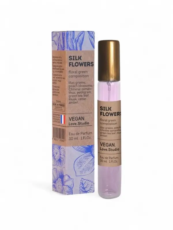 Парфюмерная вода женская Vegan Love Studio Silk Flowers, 30 мл Парфюмерная вода женская Vegan Love Studio Silk Flowers, 30 мл