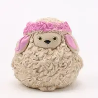Фигурка декоративная &laquo;Овечка Юля&raquo;, 6&times;6 см, слоновая кость