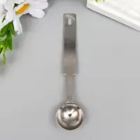 Ложка для плавления сургуча и воска, металл, 11 г, 11.5×2.6 см