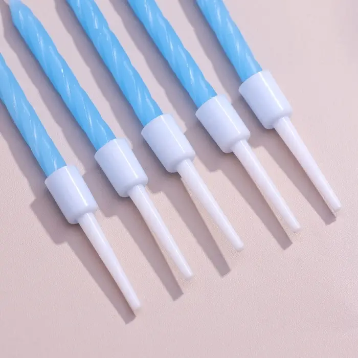 Свечи для торта «Неон», 5 см, 10 шт., синие Свечи для торта «Неон», 5 см, 10 шт., синие