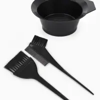 Набор для окрашивания, 3 предмета, чёрный