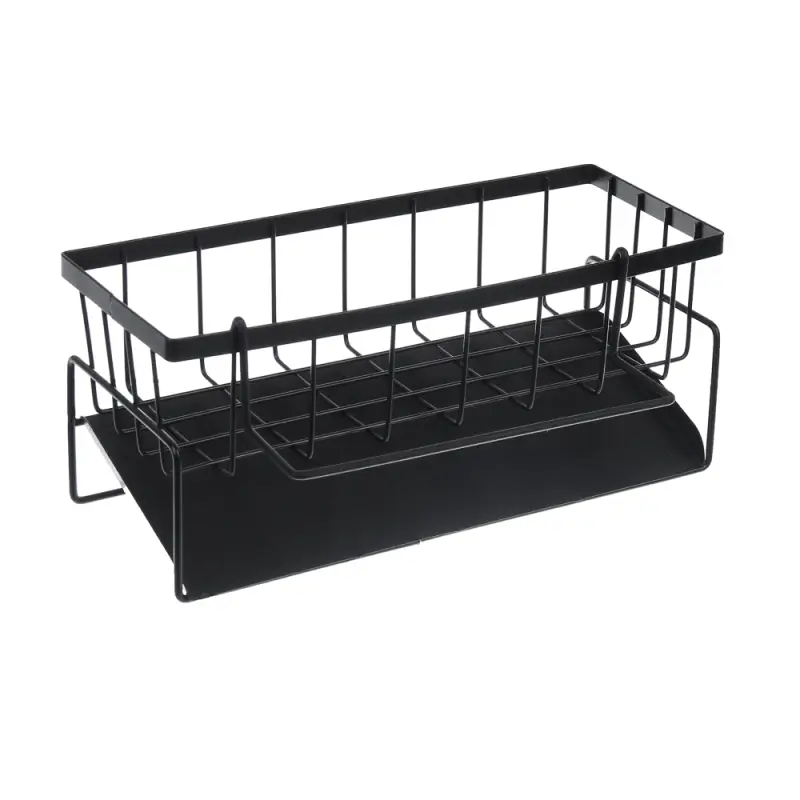 Держатель для губок и моющего ср-ва тм VETTA, слив-поддон, кронштейн д/салфетки, 23х9х10см, металл