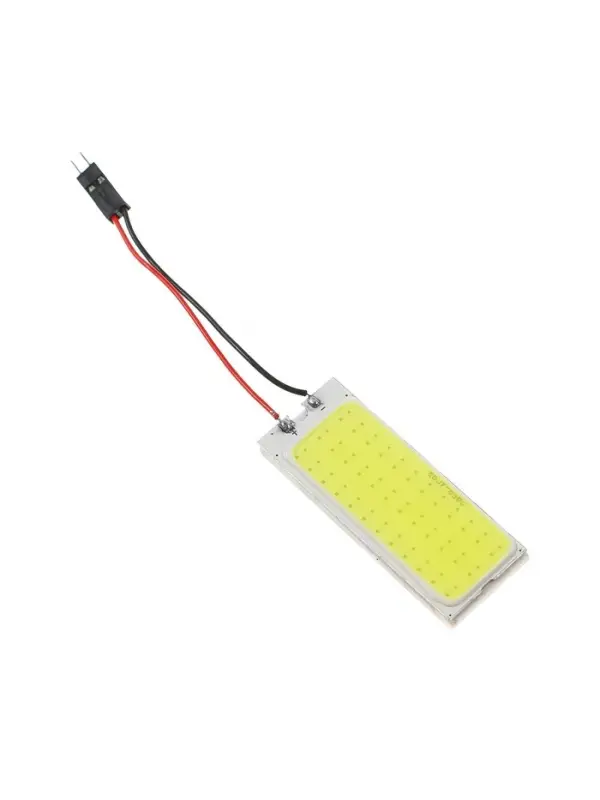 Автомобильная лампа светодиодная, 12 В, 36 SMD, два переходника, свет белый