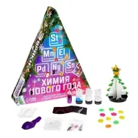 Адвент - календарь новогодний &laquo;Химия Нового года&raquo;, детский, 9 окошек с подарками: 9 опытов