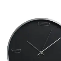 Часы настенные классические &laquo;Марша&raquo;, d=30 см, 30&times;30&times;4 см, чёрные