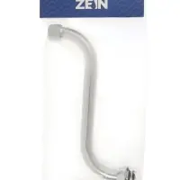 Излив для смесителя ZEIN, 3/4", S-образный, нержавеющая сталь, по оси 23 см, аэратор пластик