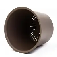 Кашпо со вставкой 3,7 л d22 см h20 см РАМОНА серый