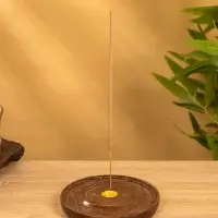 Подставка под благовония круглая, 12.5×12.5×1.5 см, дерево шишам Подставка под благовония круглая, 12.5×12.5×1.5 см, дерево шишам