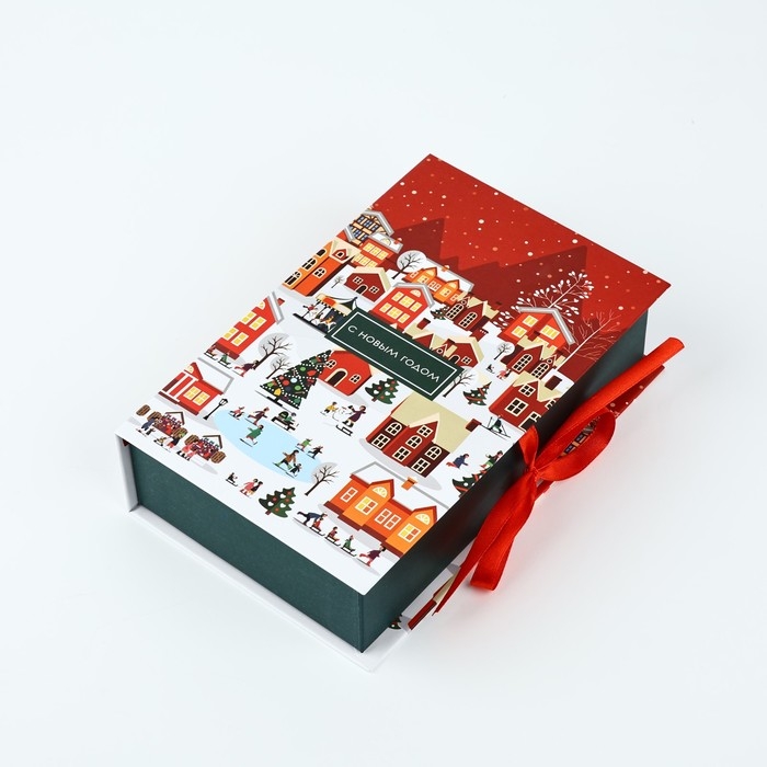 Коробка‒книга «В ожидание чуда», 20 х 12.5 х 5 см, Новый год Коробка‒книга «В ожидание чуда», 20 х 12.5 х 5 см, Новый год