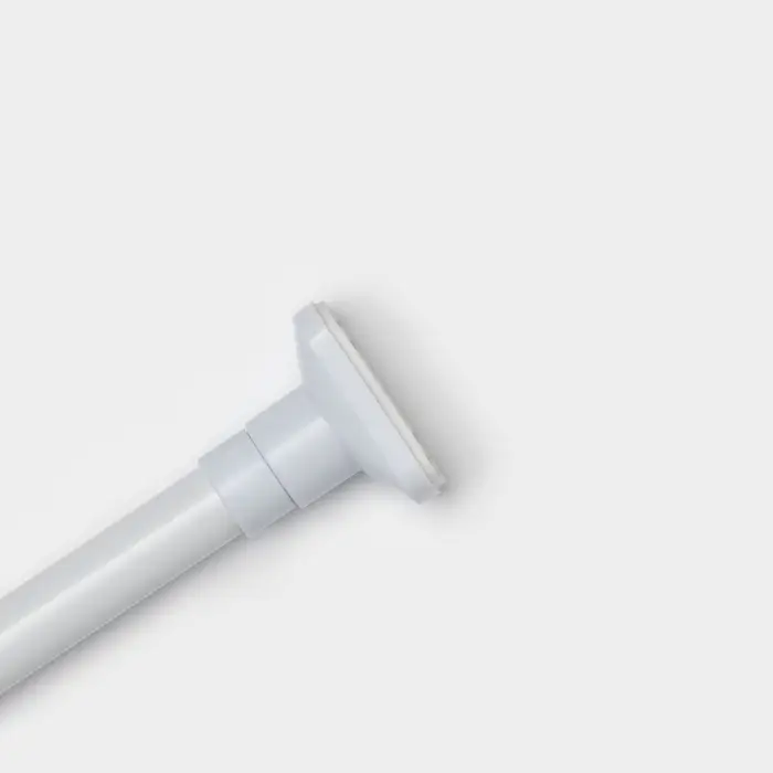 Карниз для ванной Доляна, телескопический, 110-200 см, усиленный, белый