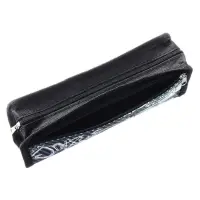 Пенал школьный на молнии Calligrata "Спорт", 2 отделения, черный